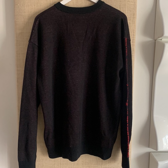 NWT maison mihara Yasuhiro “laundry tag” sweater - Picture 6 of 12